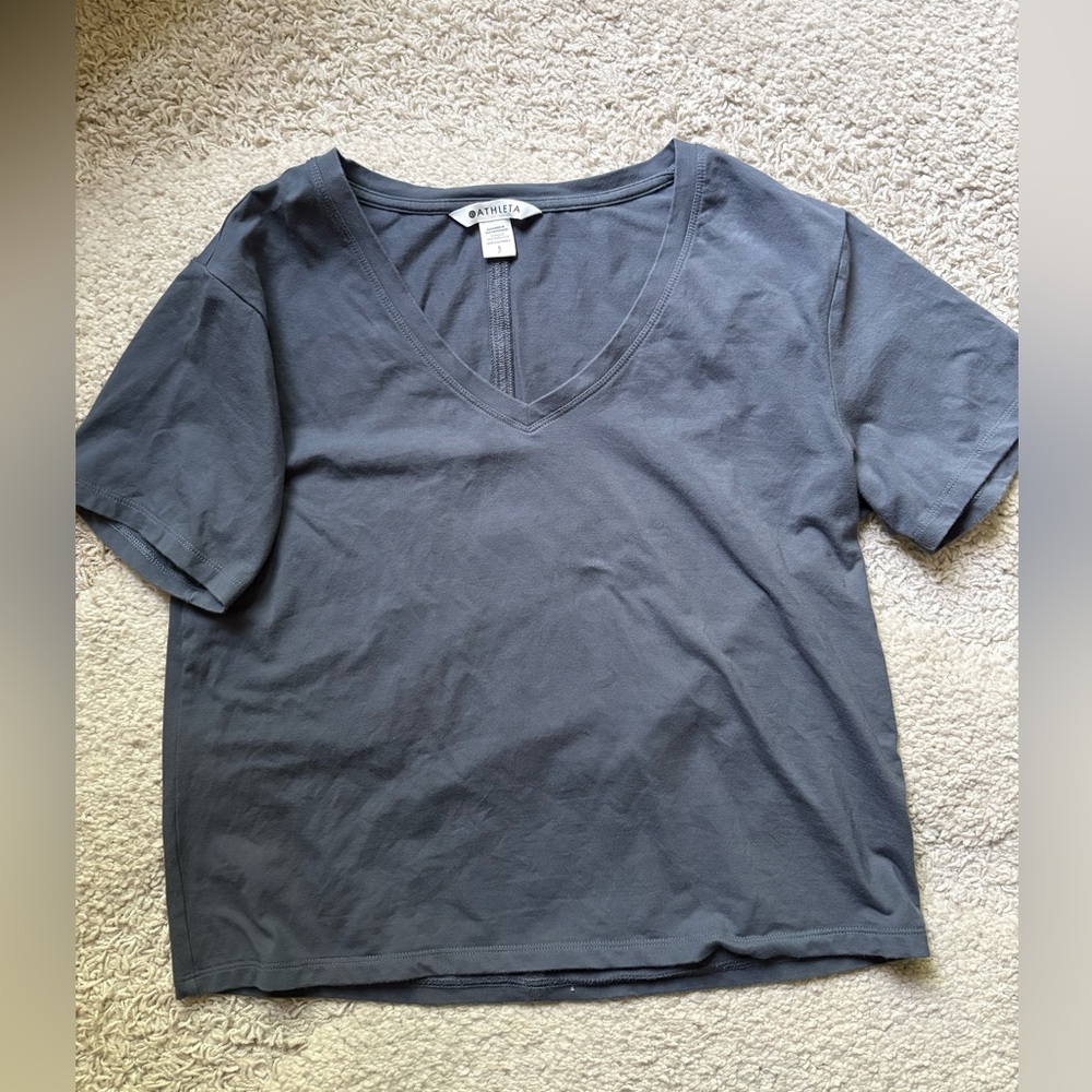 Athleta Essential V Neck Tee